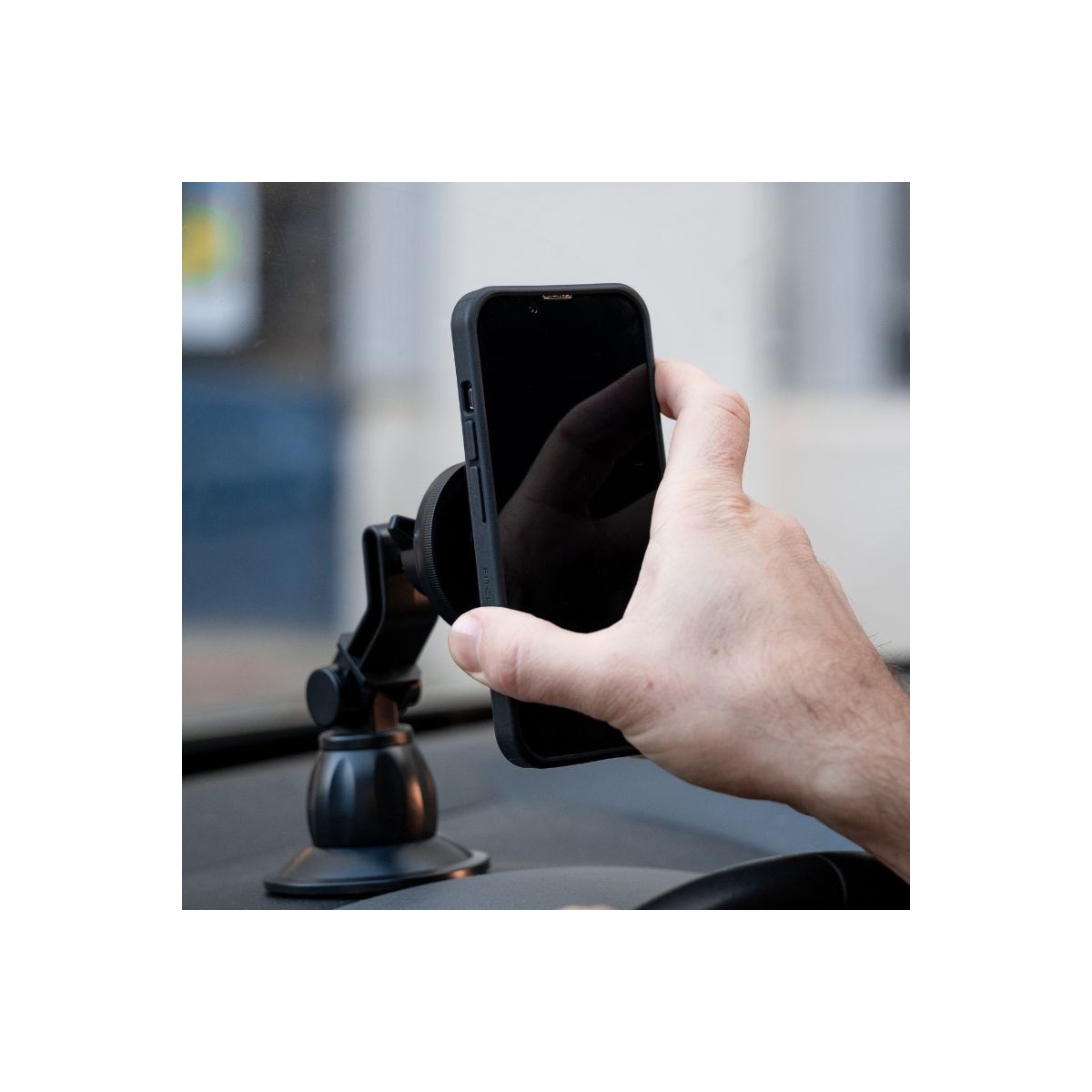 Support Téléphone Voiture Ventouse Long Bras sur Pare-Brise avec