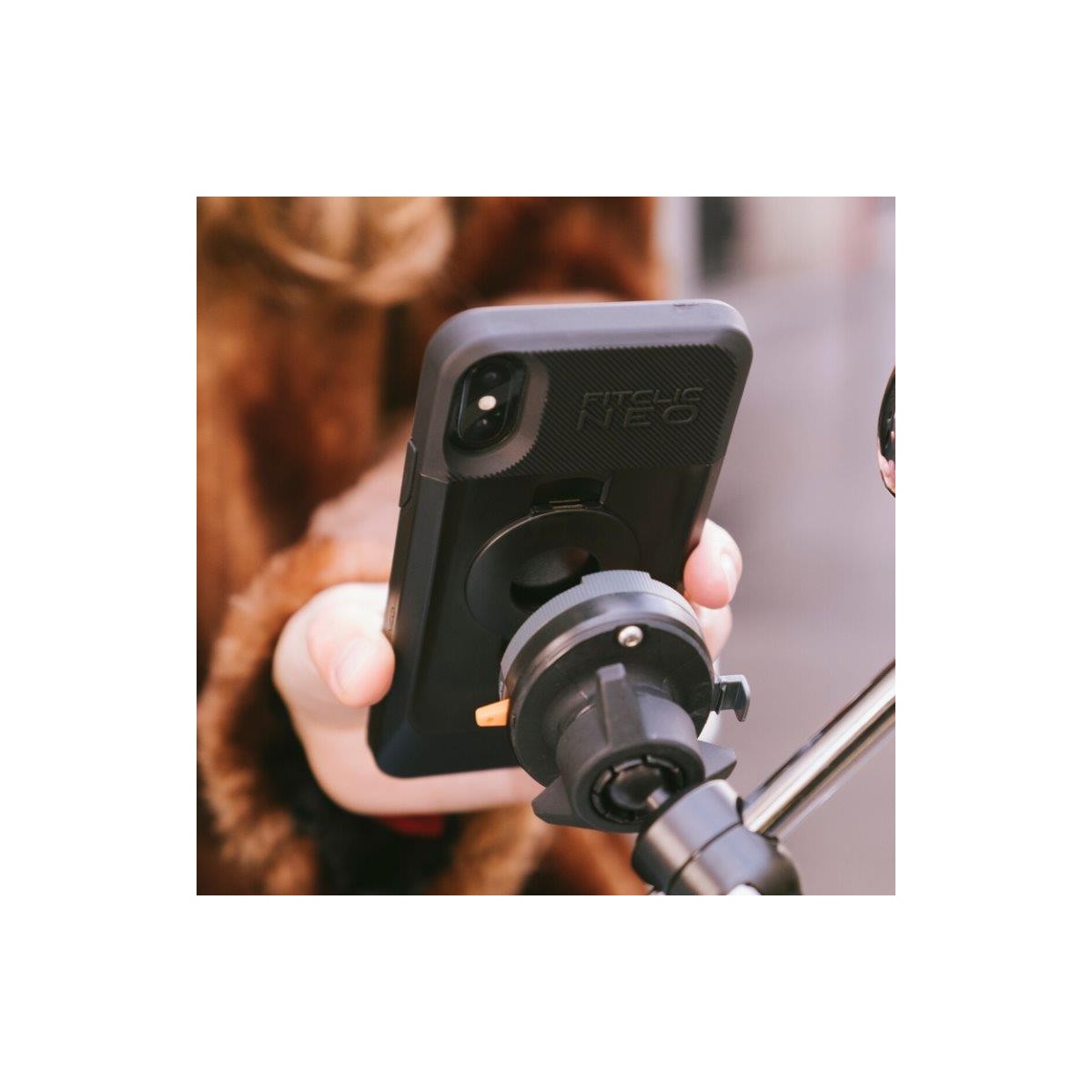 Tigra Sport - FitClic Neo Scooter Mirror Kit for iPhone 14