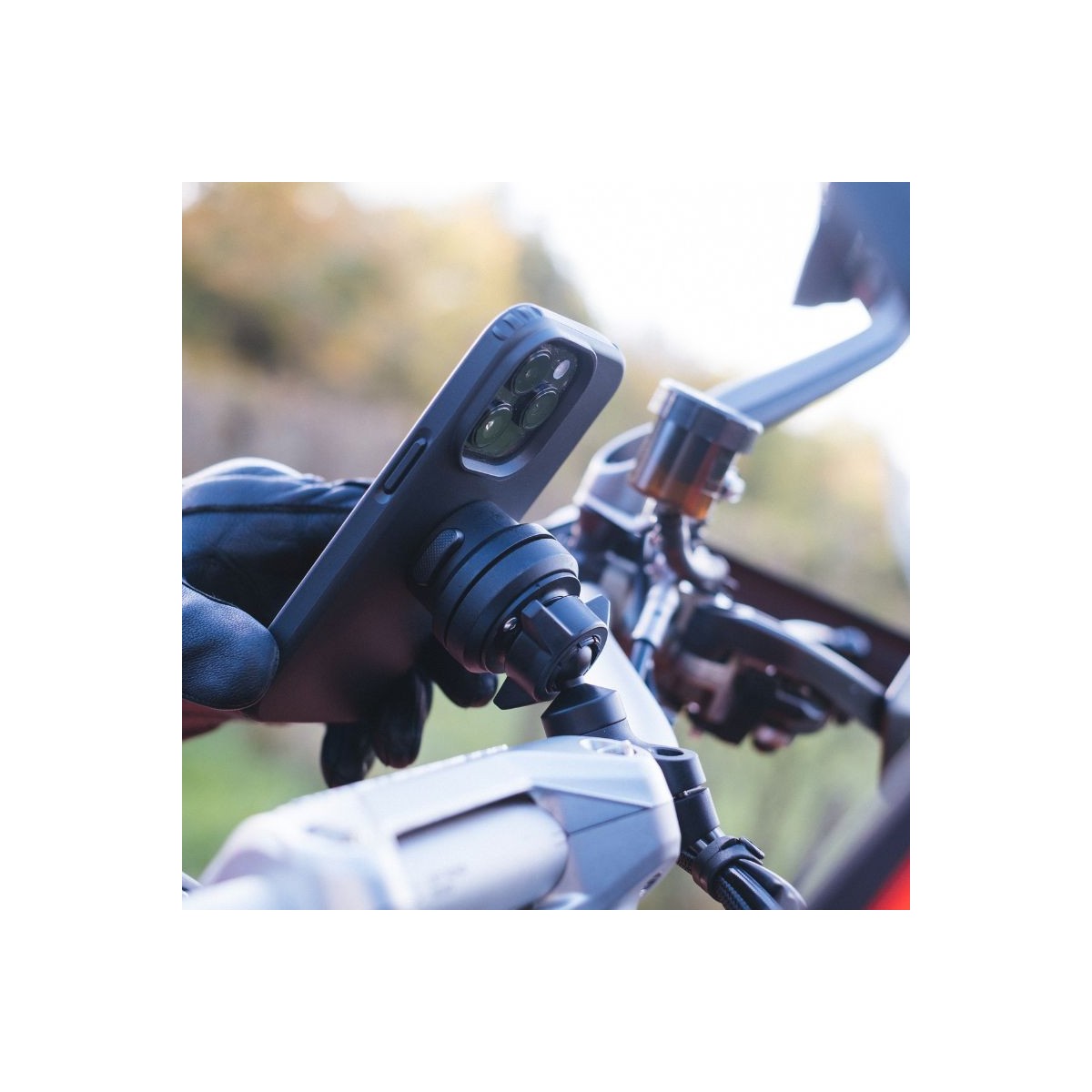 Support téléphone moto anti-vibration – Fit Super-Humain